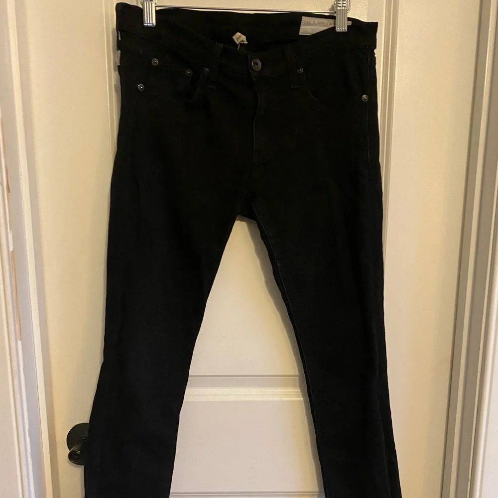 Rag & Bone Women's Black Tomboy Jeans